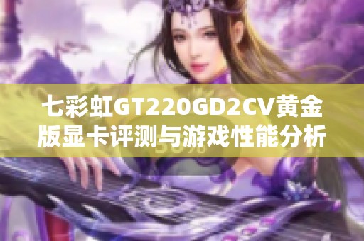 七彩虹GT220GD2CV黄金版显卡评测与游戏性能分析 七彩虹GT220GD2CV黄金版显卡评测与游戏性能分析