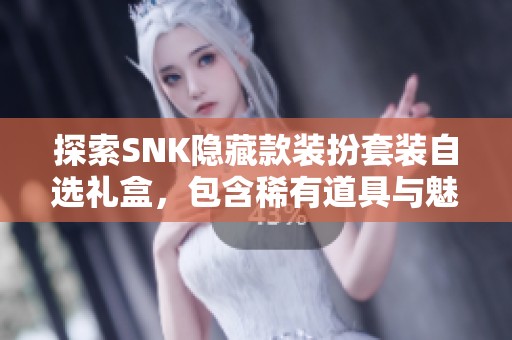 探索SNK隐藏款装扮套装自选礼盒，包含稀有道具与魅力角色