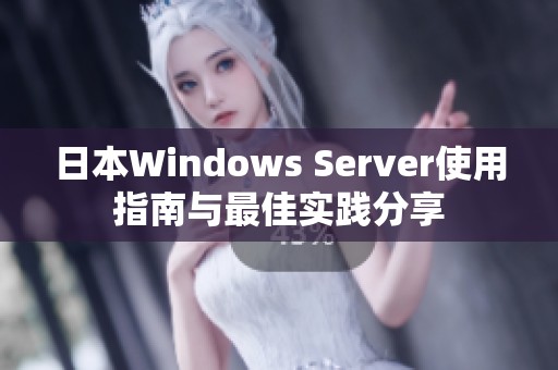 日本Windows Server使用指南与最佳实践分享