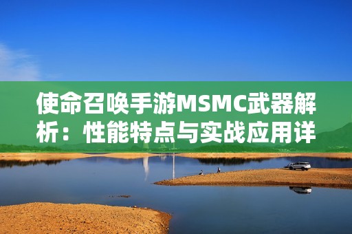 使命召唤手游MSMC武器解析:性能特点与实战应用详解 使命召唤手游MSMC武器解析:性能特点与实战应用详解