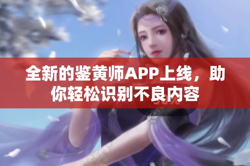 全新的鉴黄师APP上线,助你轻松识别不良内容 全新的鉴黄师APP上线,助你轻松识别不良内容