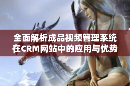 全面解析成品视频管理系统在CRM网站中的应用与优势