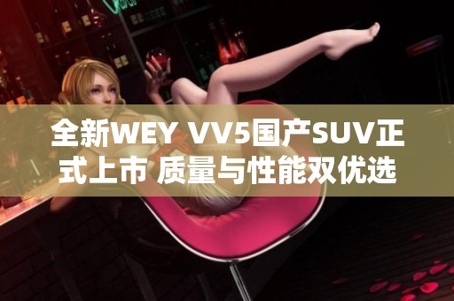 全新WEY VV5国产SUV正式上市 质量与性能双优选择 全新WEY VV5国产SUV正式上市 质量与性能双优选择