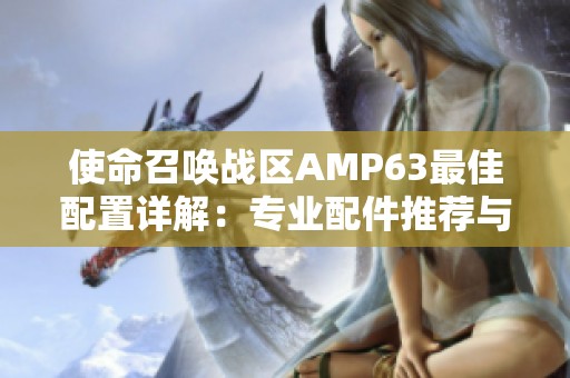 使命召唤战区AMP63最佳配置详解：专业配件推荐与实战应用分析指南