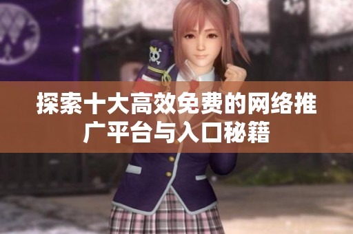 探索十大高效免费的网络推广平台与入口秘籍