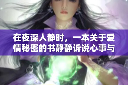 在夜深人静时,一本关于爱情秘密的书静静诉说心事与梦幻 在夜深人静时,一本关于爱情秘密的书静静诉说心事与梦幻