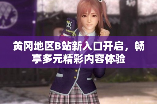 黄冈地区B站新入口开启,畅享多元精彩内容体验 黄冈地区B站新入口开启,畅享多元精彩内容体验